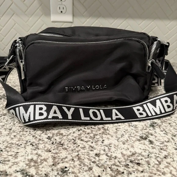 Bimba y Lola Black Crossbody Bag - Picture 1 of 6